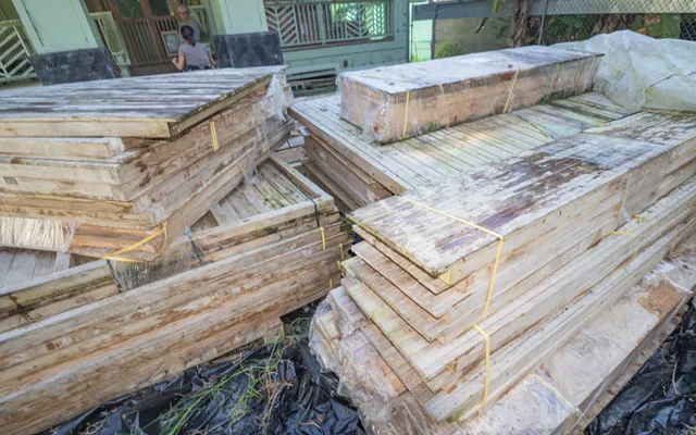 a view of a balcony with an outdoor space