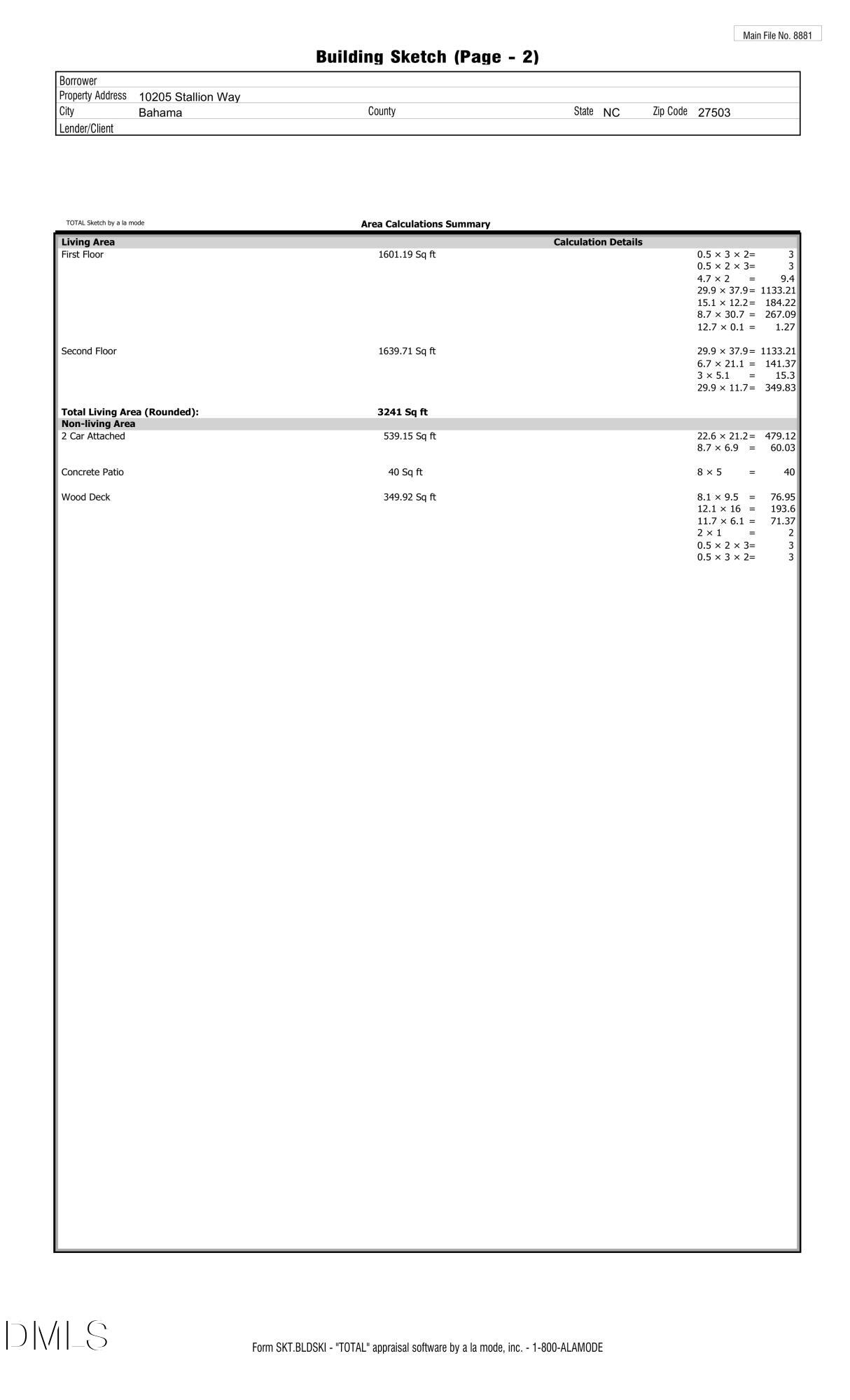 10205 Stallion Way Bahama, NC 27503 - Photo 42 of 42 10205_Stallion_Way_Floor_Plan_Page_2