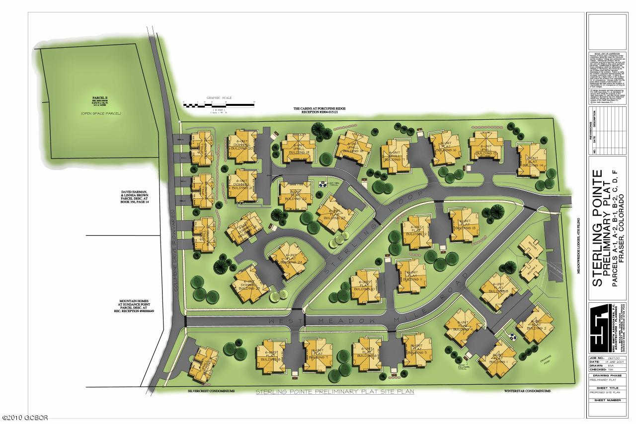 180 Sterling Loop, Unit 402 Fraser, CO 80442 - Photo 17 of 21 17 Colored Site Plan