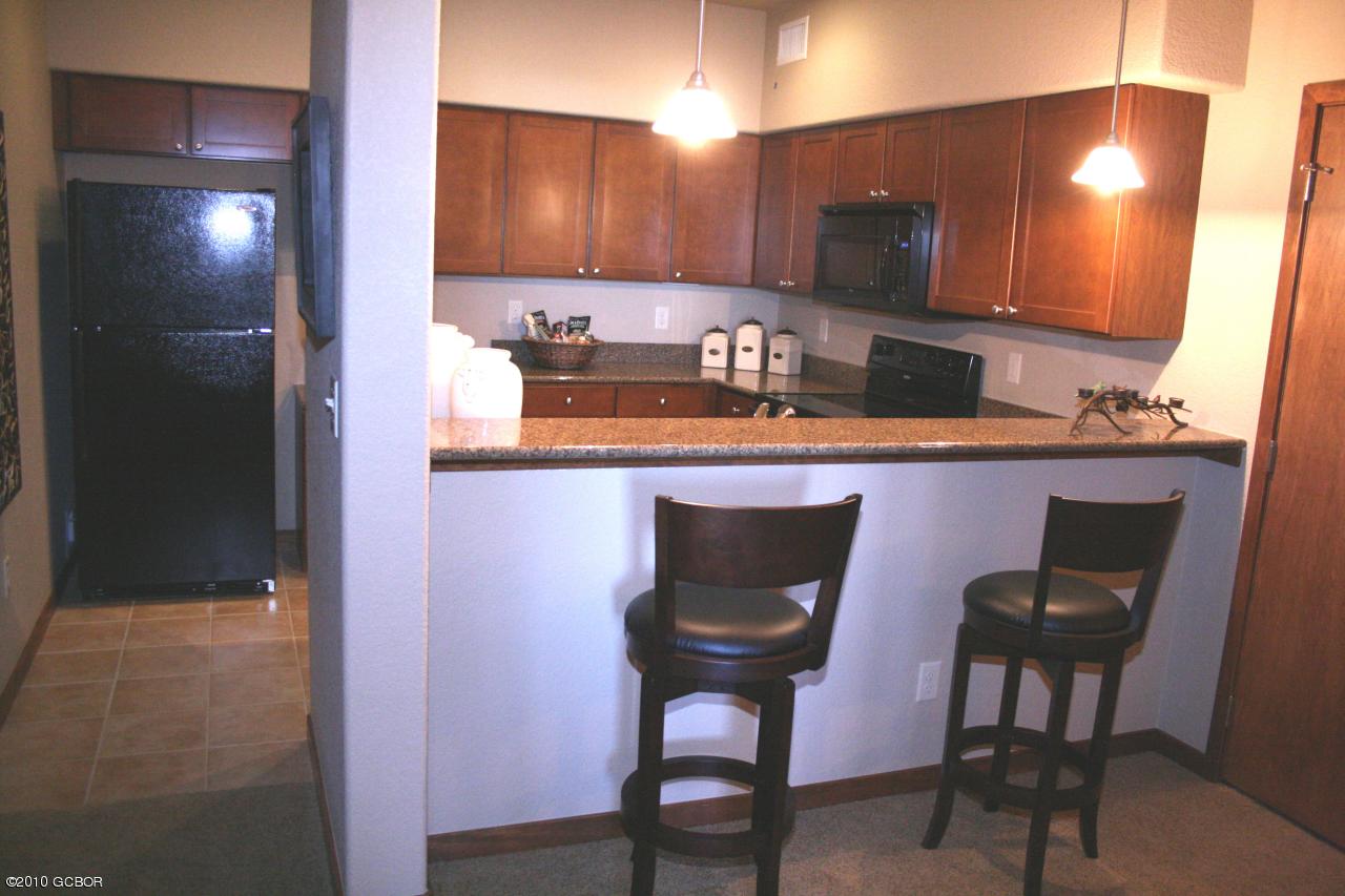 180 Sterling Loop, Unit 402 Fraser, CO 80442 - Photo 9 of 21 9 Sterling Pointe Model Living Bar Kitch