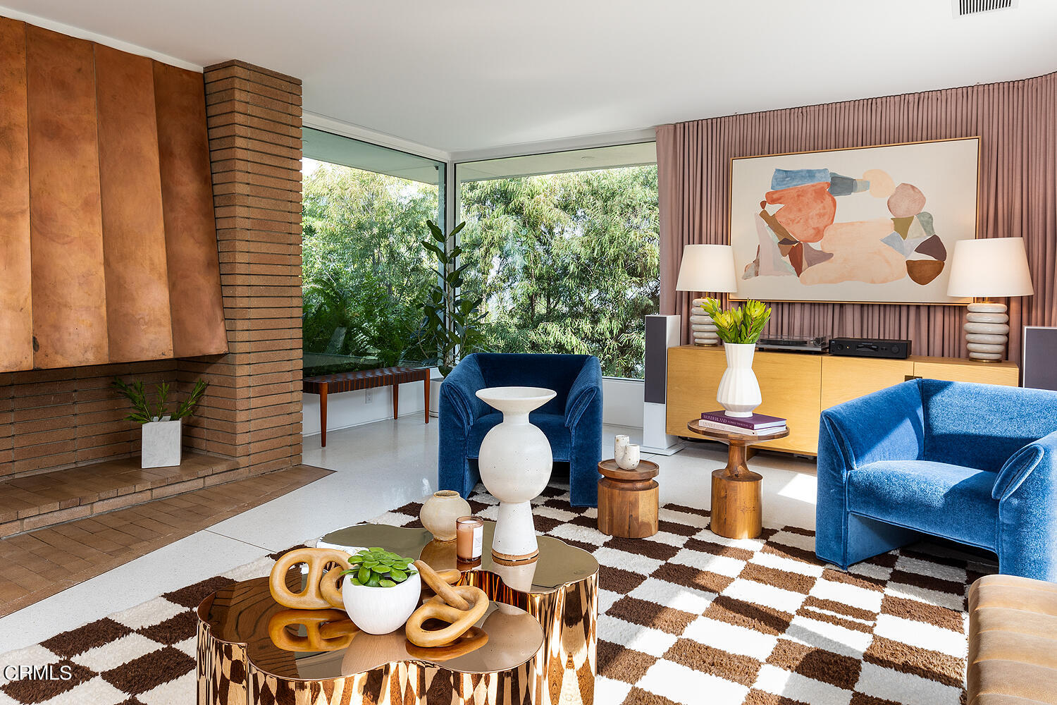 95 Tustin Road Pasadena, CA 91105 - Photo 8 of 41 a living room with furniture and a rug