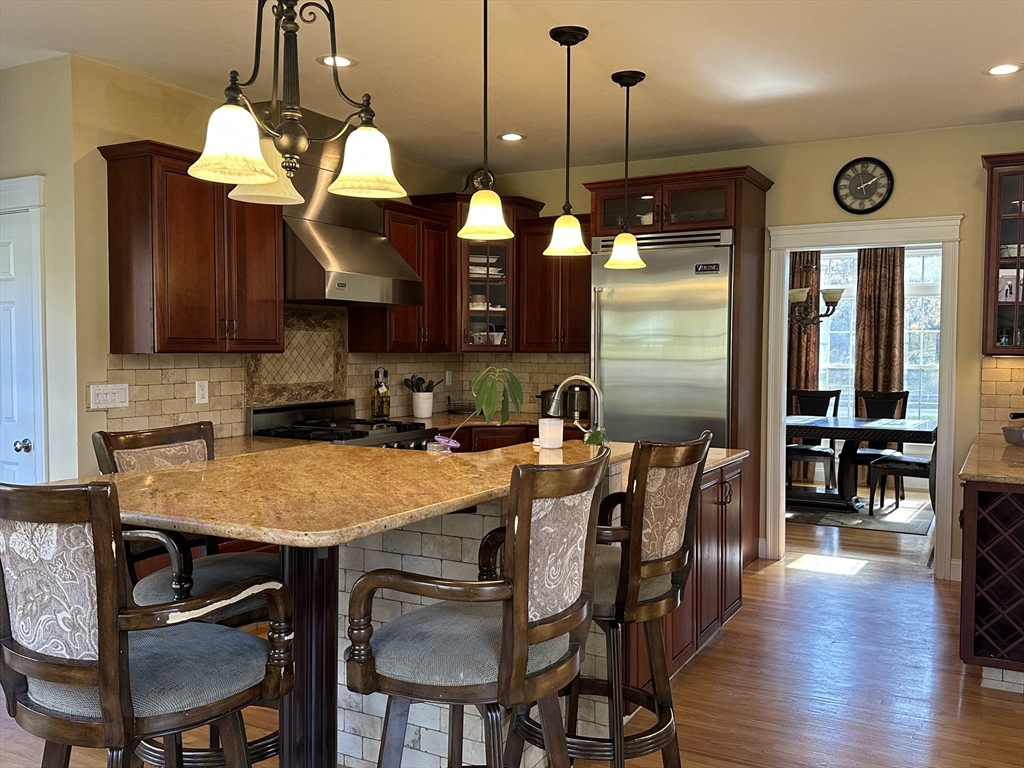 7 Rising Corner Road Southwick, MA 01077 - Photo 8 of 42 a dinning area with furniture and chandelier