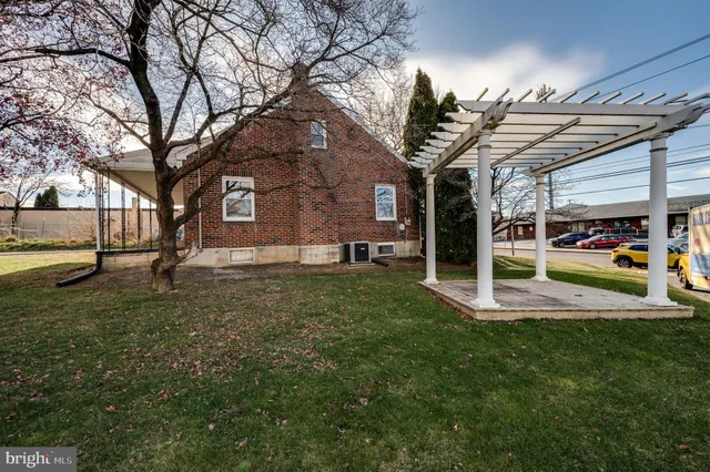 a view of a building with pathway