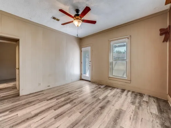 en view interior of the house with a window