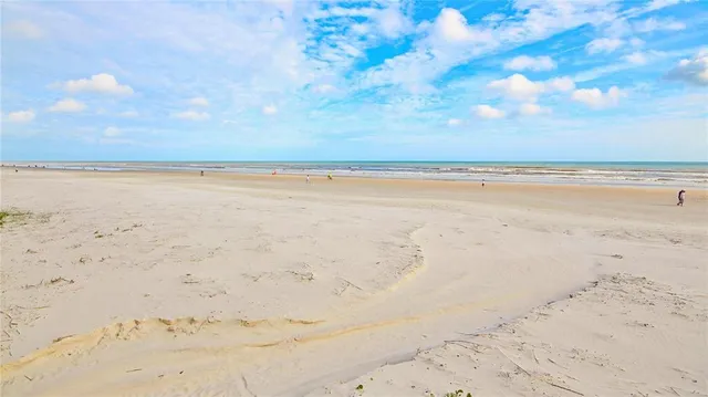 a view of beach and ocean