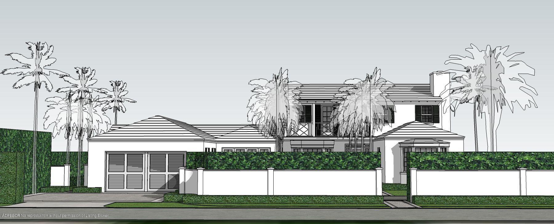 249 Monterey Road Palm Beach, FL 33480 - Photo 8 of 13 a front view of a house with a yard