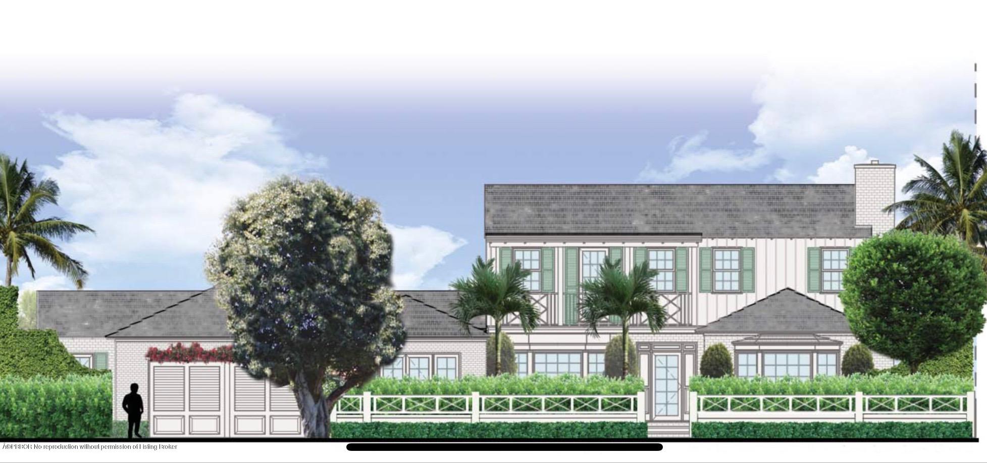 249 Monterey Road Palm Beach, FL 33480 - Photo 10 of 13 front view of house with a yard