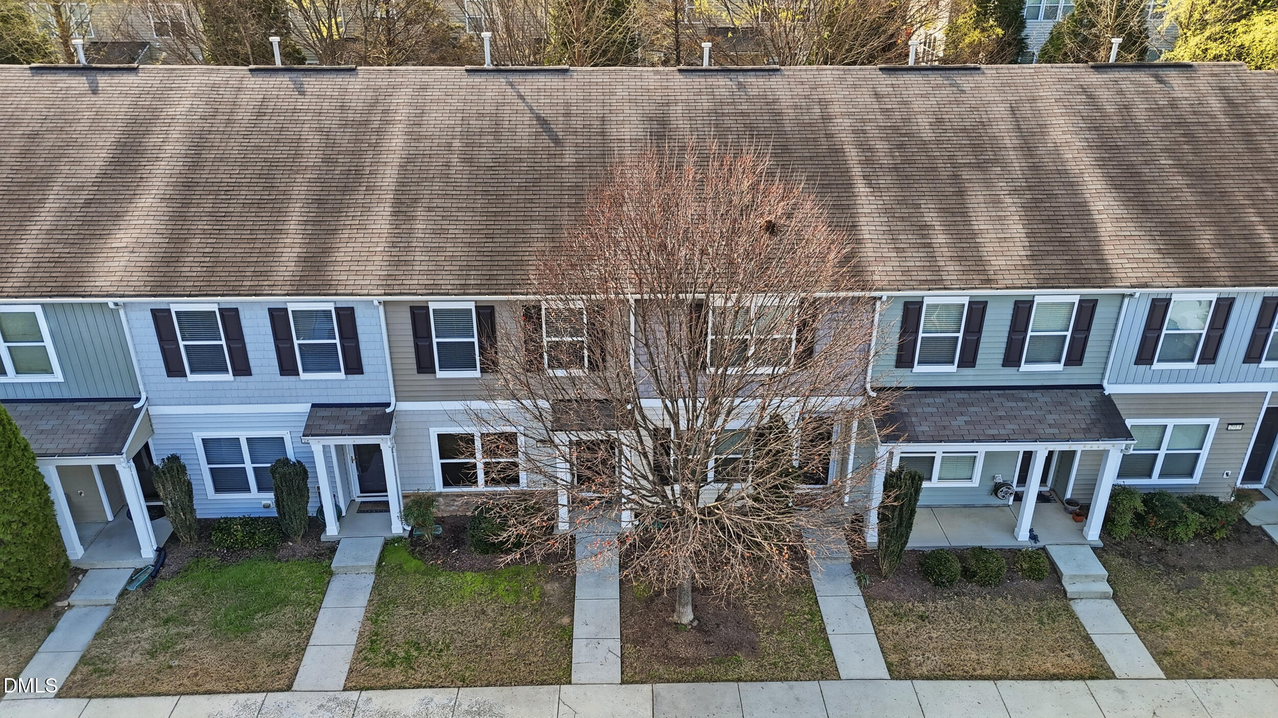 2907 Berkeley Springs Place Raleigh, NC 27616 - Photo 28 of 34 a aerial view of a brick building with many windows