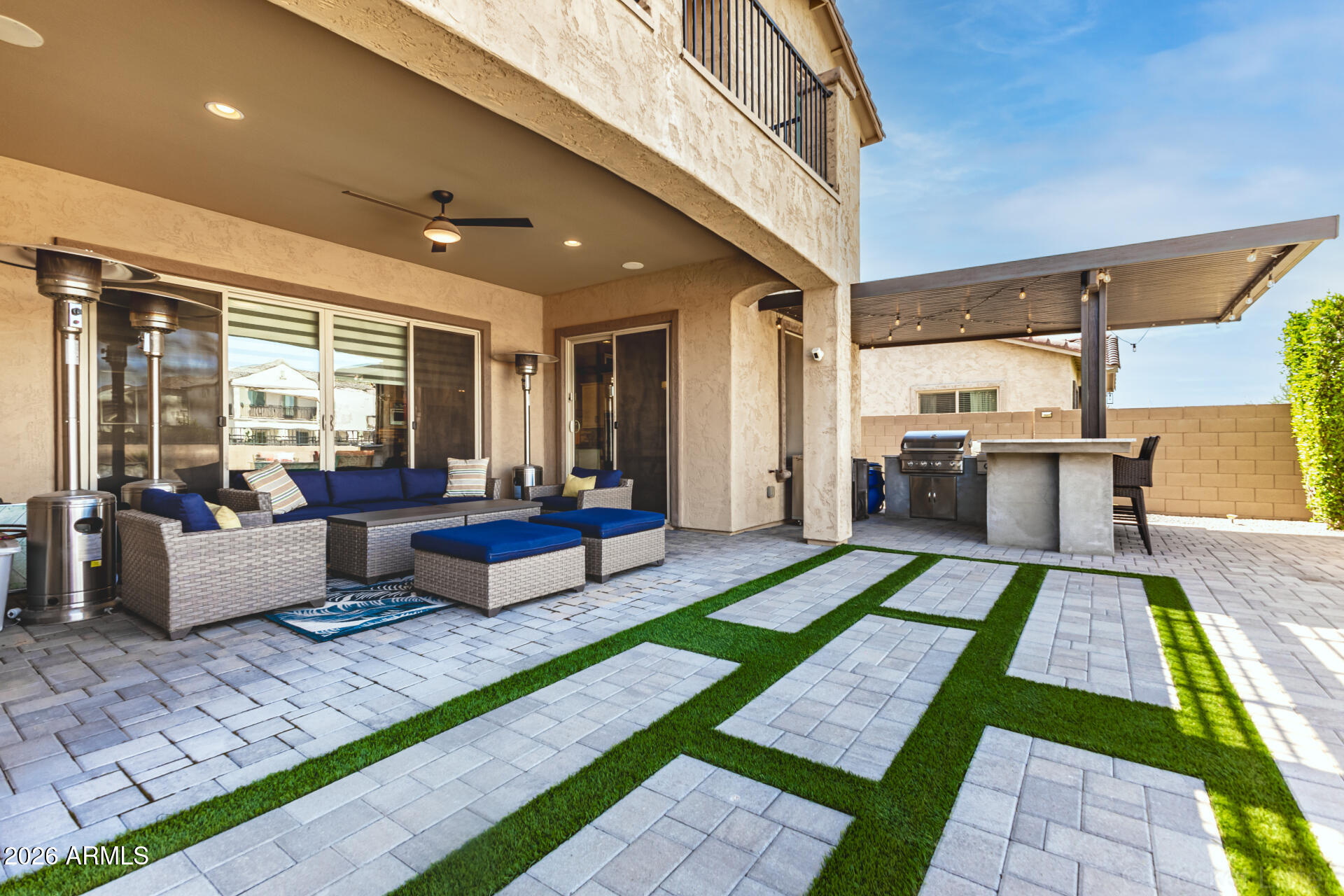 19384 East Timberline Road Queen Creek, AZ 85142 - Photo 44 of 67 Back Patio and BBQ