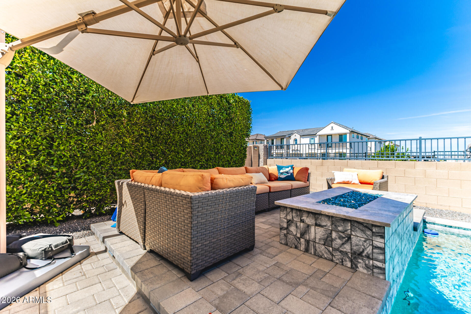 19384 East Timberline Road Queen Creek, AZ 85142 - Photo 46 of 67 Gas Fire Pit seating area