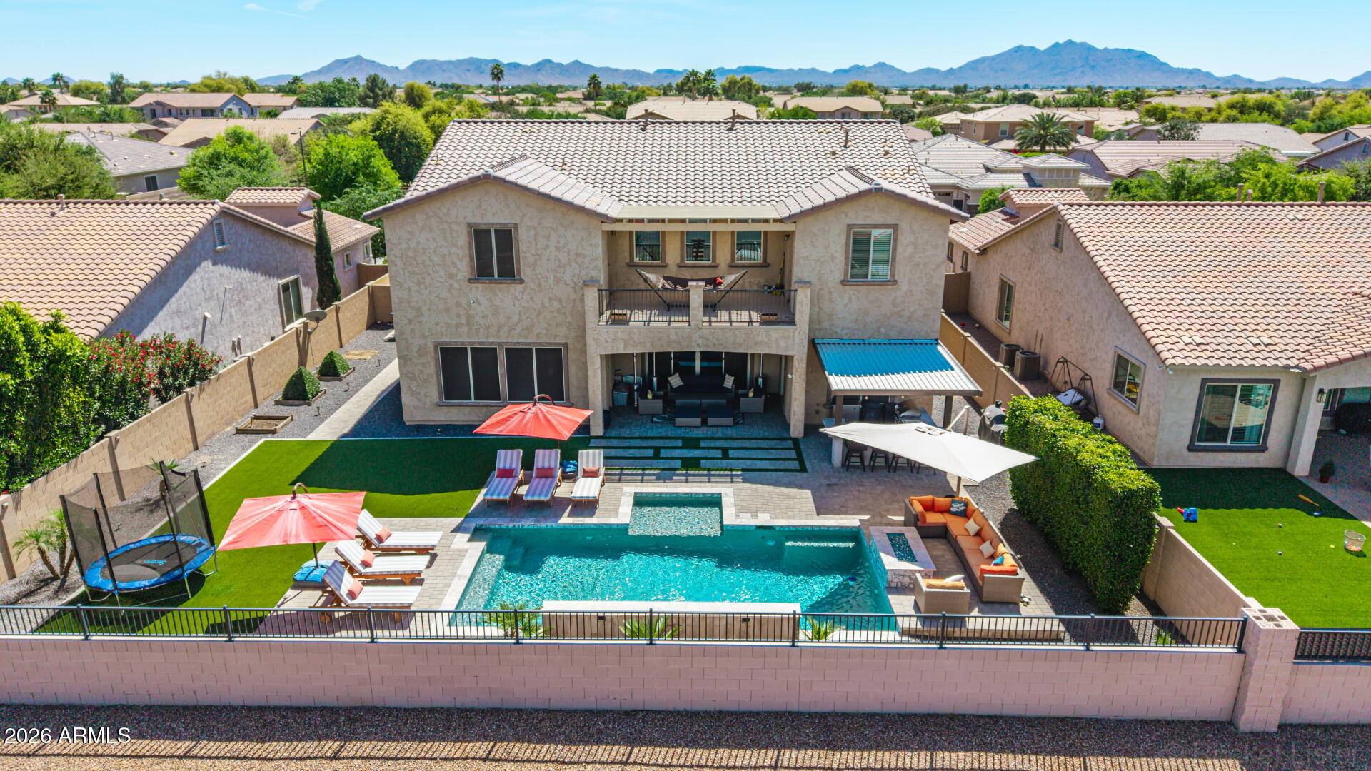 19384 East Timberline Road Queen Creek, AZ 85142 - Photo 52 of 67 Back Yard Oasis