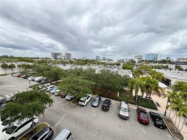 a view of a couch in front of a building