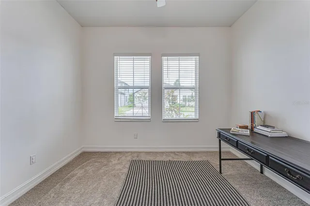 a workspace with a window