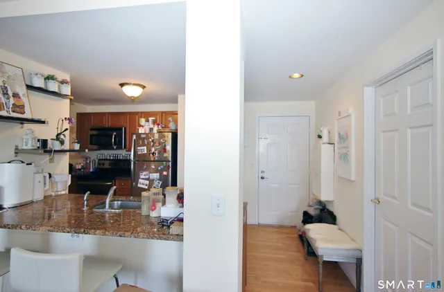 a storage room with washer and dryer