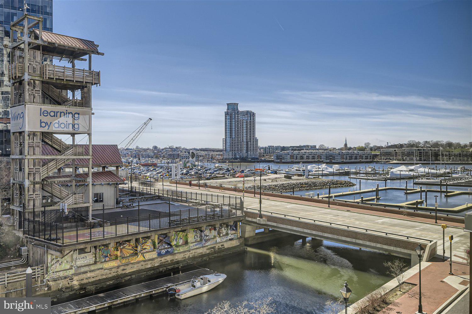 1330 Lancaster Street, Unit C302 Baltimore, MD 21231 - Photo 24 of 41 a view of a city skyline from a terrace