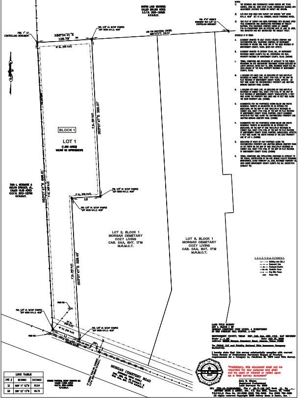 22573 Morgan Cemetery Road Cleveland, TX 77328 - Photo 4 of 5 Survey