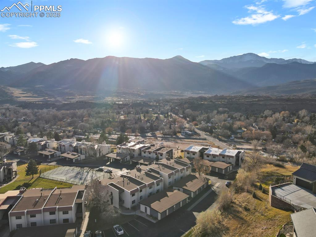 1122 Fontmore Road, Unit C Colorado Springs, CO 80904 - Photo 29 of 31 an aerial view of residential house with parking space