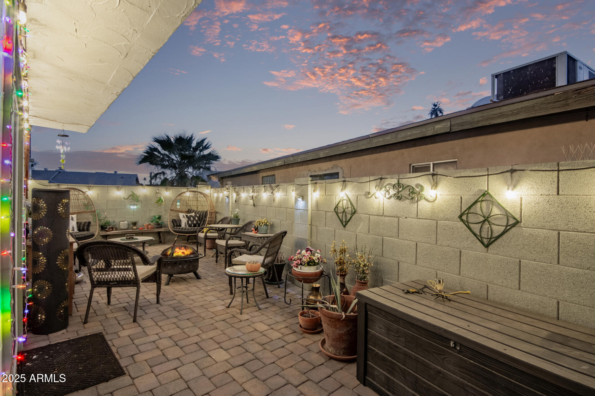 3036 West Gail Road Phoenix, AZ 85029 - Photo 13 of 47 West Patio Twilight