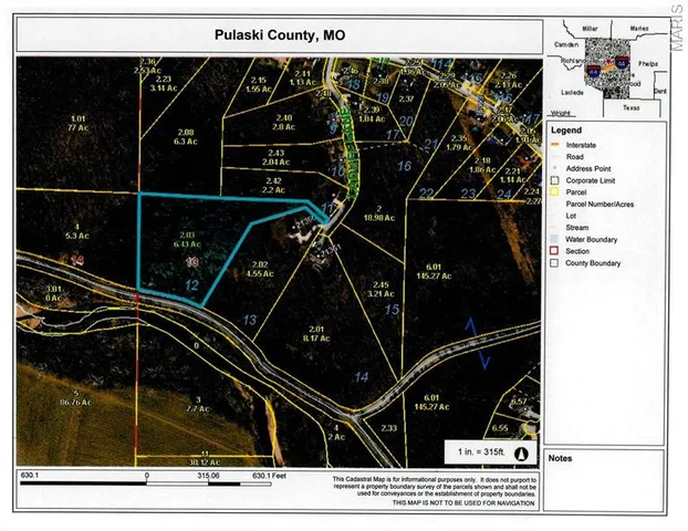 $48,500 | 0 Laduff Road, Waynesville, MO 65583