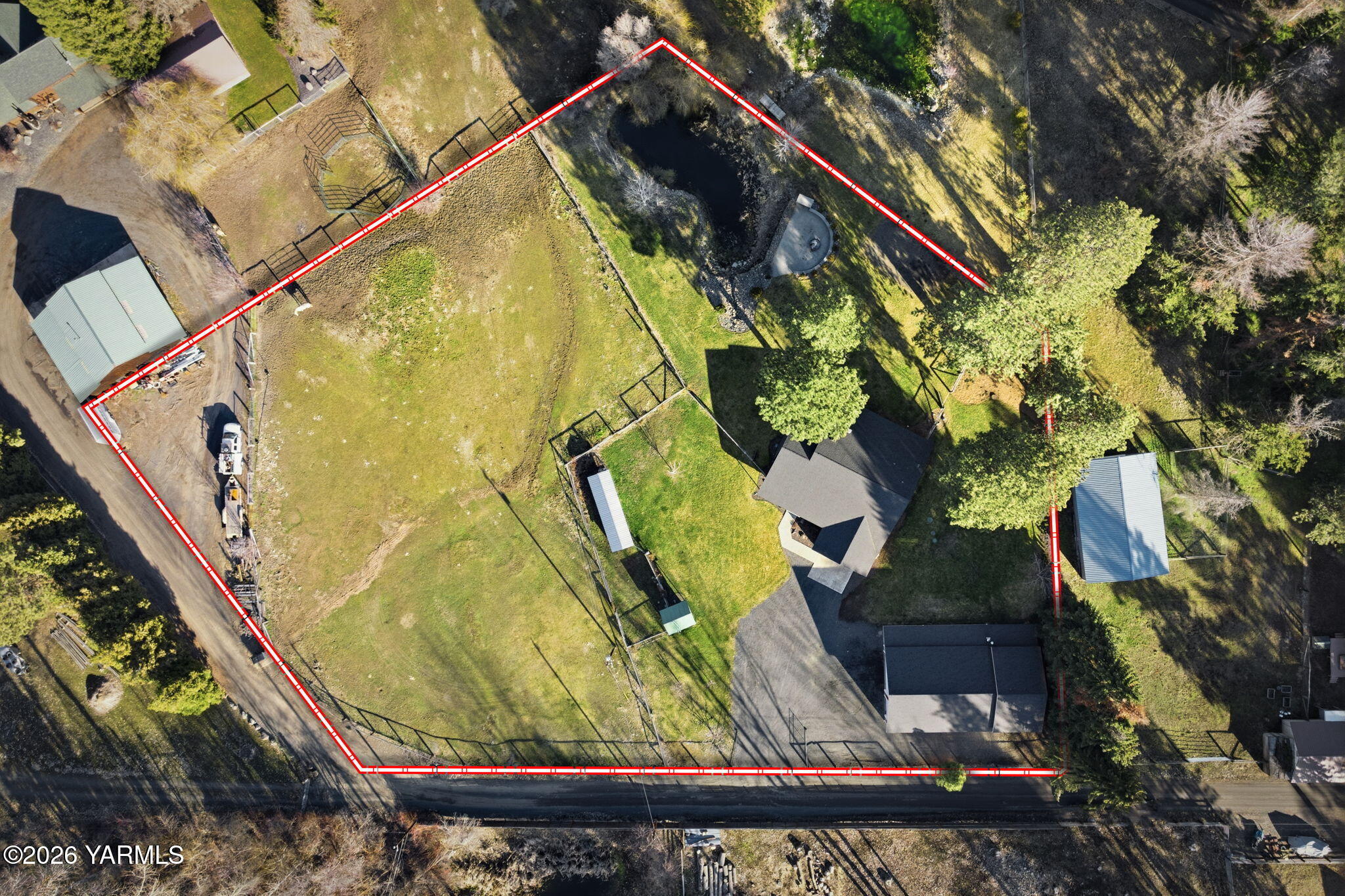 121 Rattlesnake Lane Naches, WA 98937 - Photo 42 of 44 Aerial View w/Estimated Property Lines