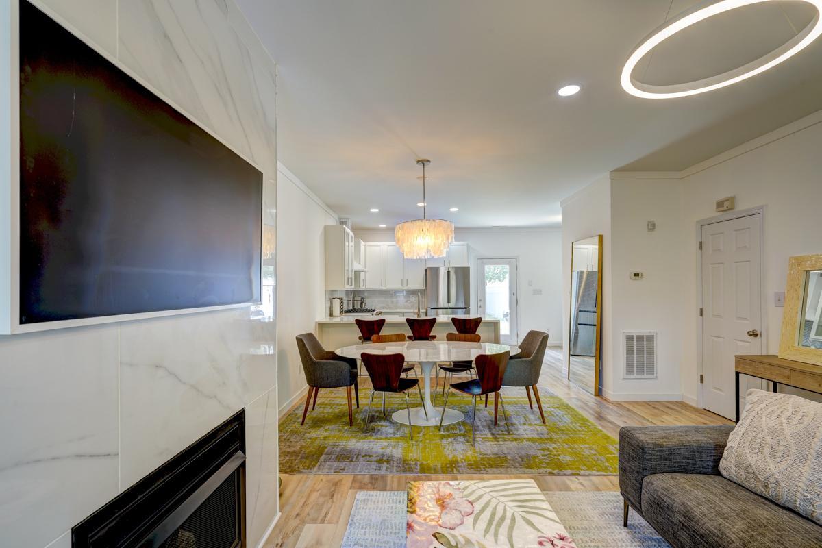 20017 Roark Hoey Loop Chapel Hill, NC 27517 - Photo 4 of 44 a view of a dining room with furniture