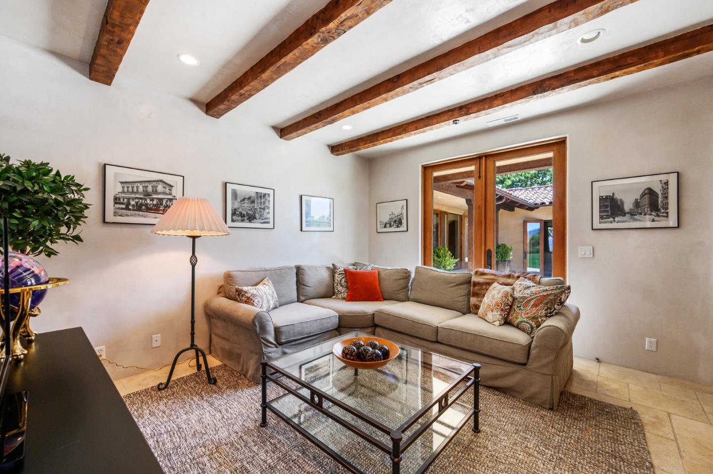 960 Laureles Grade Carmel Valley, CA 93924 - Photo 54 of 76 a living room with furniture and a potted plant