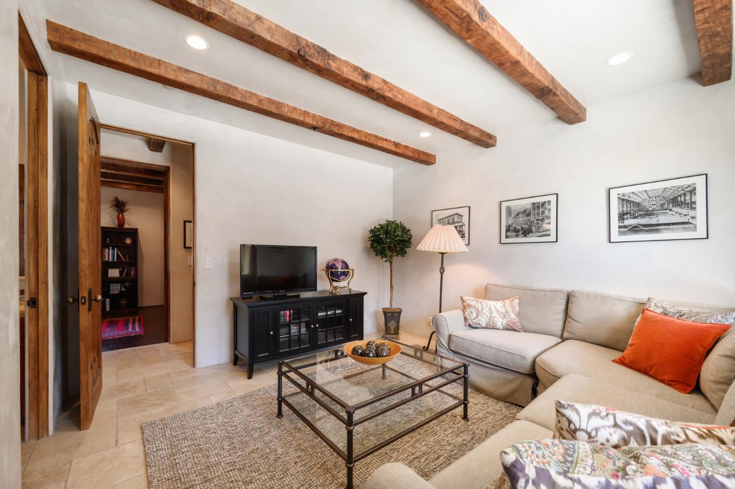960 Laureles Grade Carmel Valley, CA 93924 - Photo 55 of 76 a living room with furniture a rug and a flat screen tv