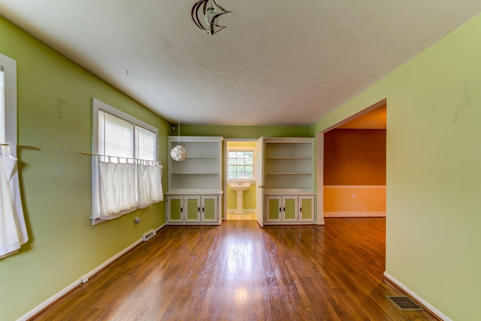 4541 Cowman Road Roanoke, VA 24014 - Photo 18 of 23 a view of empty room with wooden floor and fan