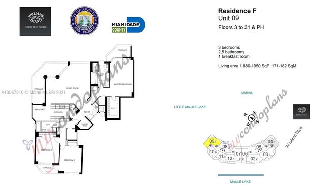 $372,000 | 1000 West Island Boulevard, Unit 809, Aventura, FL 33160