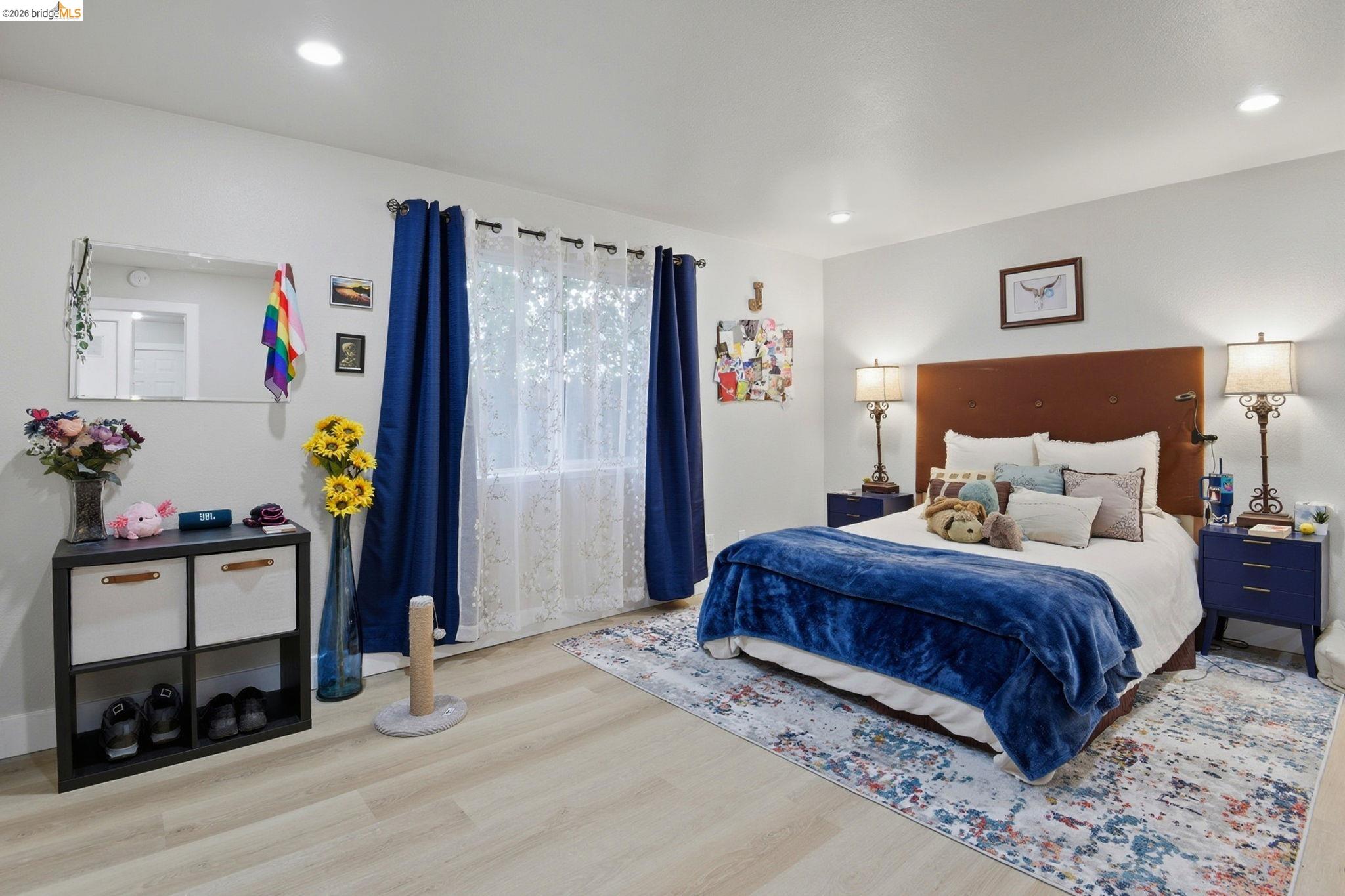 2155 Chestnut Street Livermore, CA 94551 - Photo 25 of 44 Bedroom featuring wood finished floors and recessed lighting