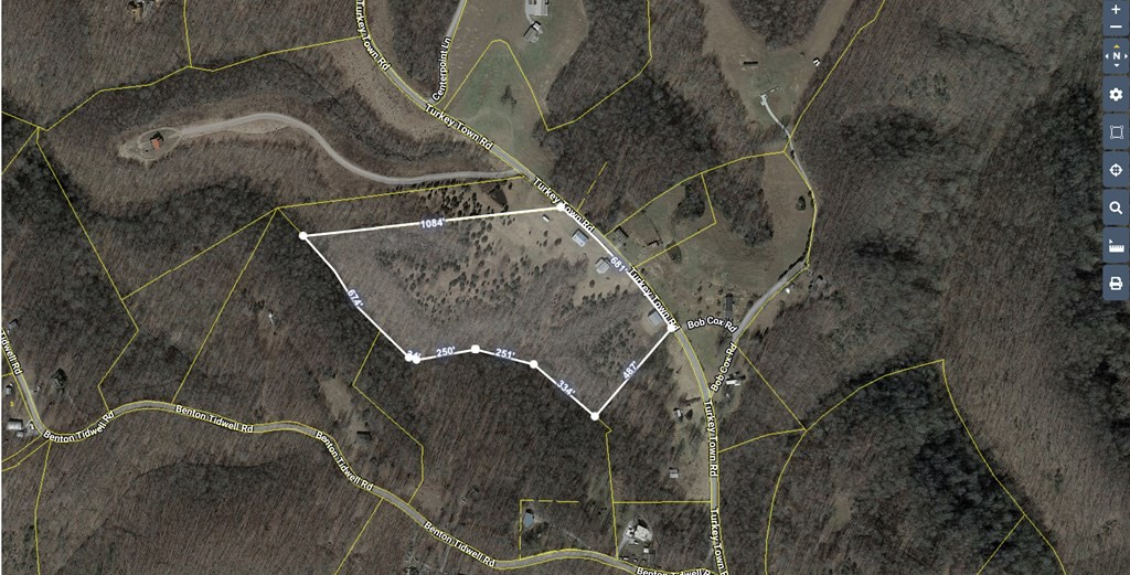2340 Turkey Town Road Hilham, TN 38568 - Photo 19 of 19 an aerial view of a highlighted house