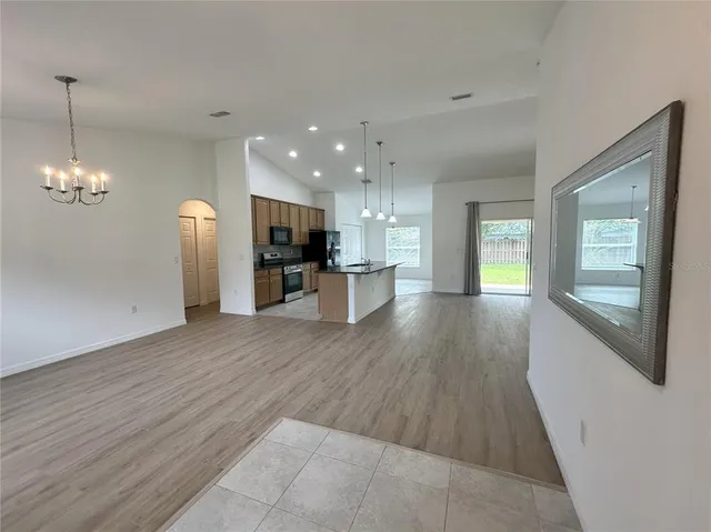 a view of a kitchen and a sink