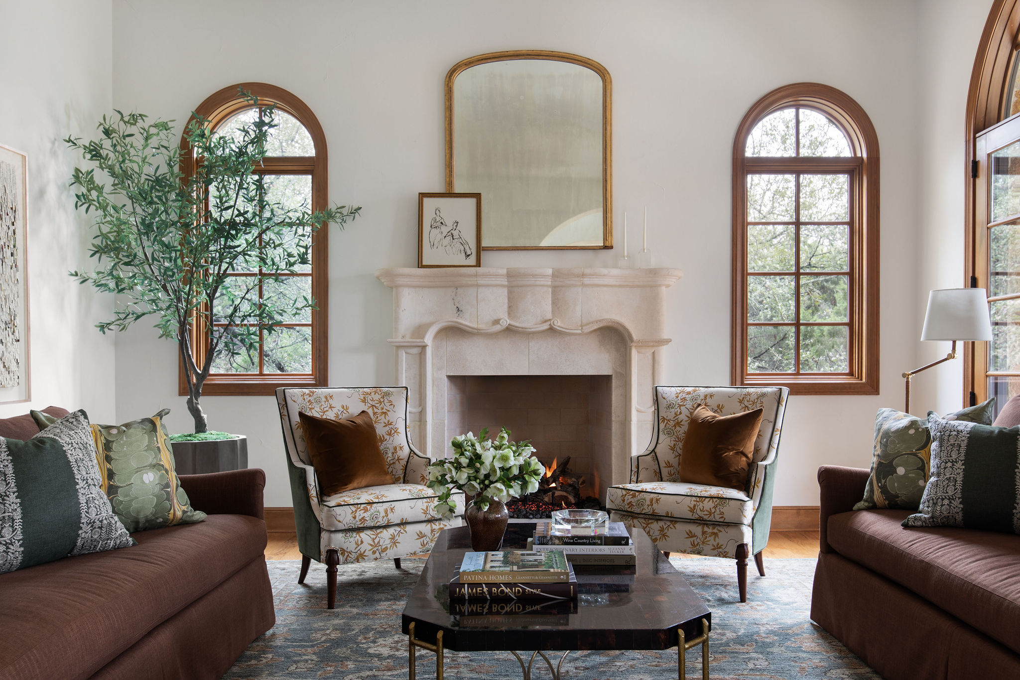 600 Logans Lane Austin, TX 78746 - Photo 12 of 39 a living room with furniture fireplace and window