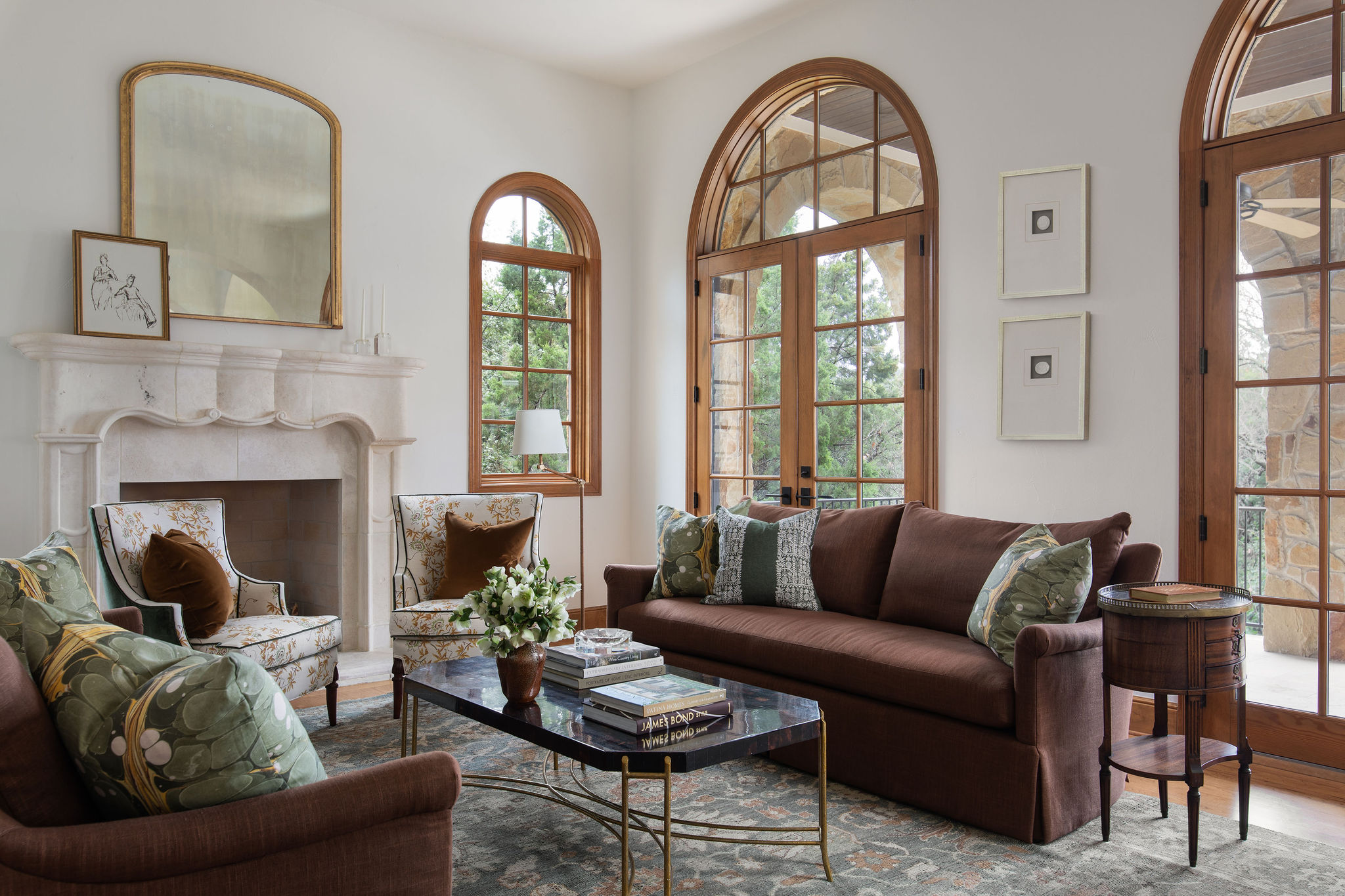 600 Logans Lane Austin, TX 78746 - Photo 13 of 39 a living room with furniture and a large window