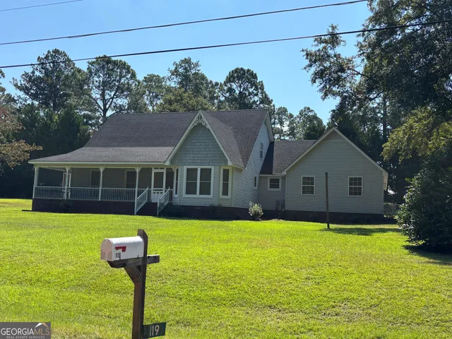 a view of a house with a swimming pool