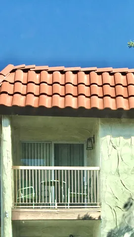 a view of a brick wall