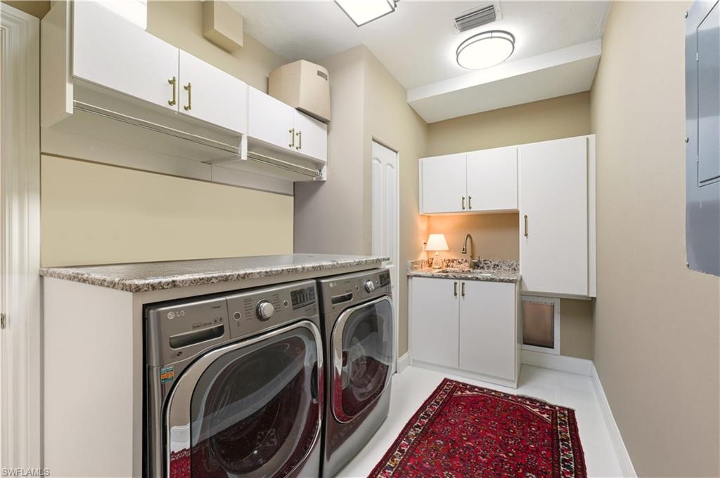 4630 11th Avenue Southwest Naples, FL 34116 - Photo 34 of 50 a utility room with sink dryer and washer