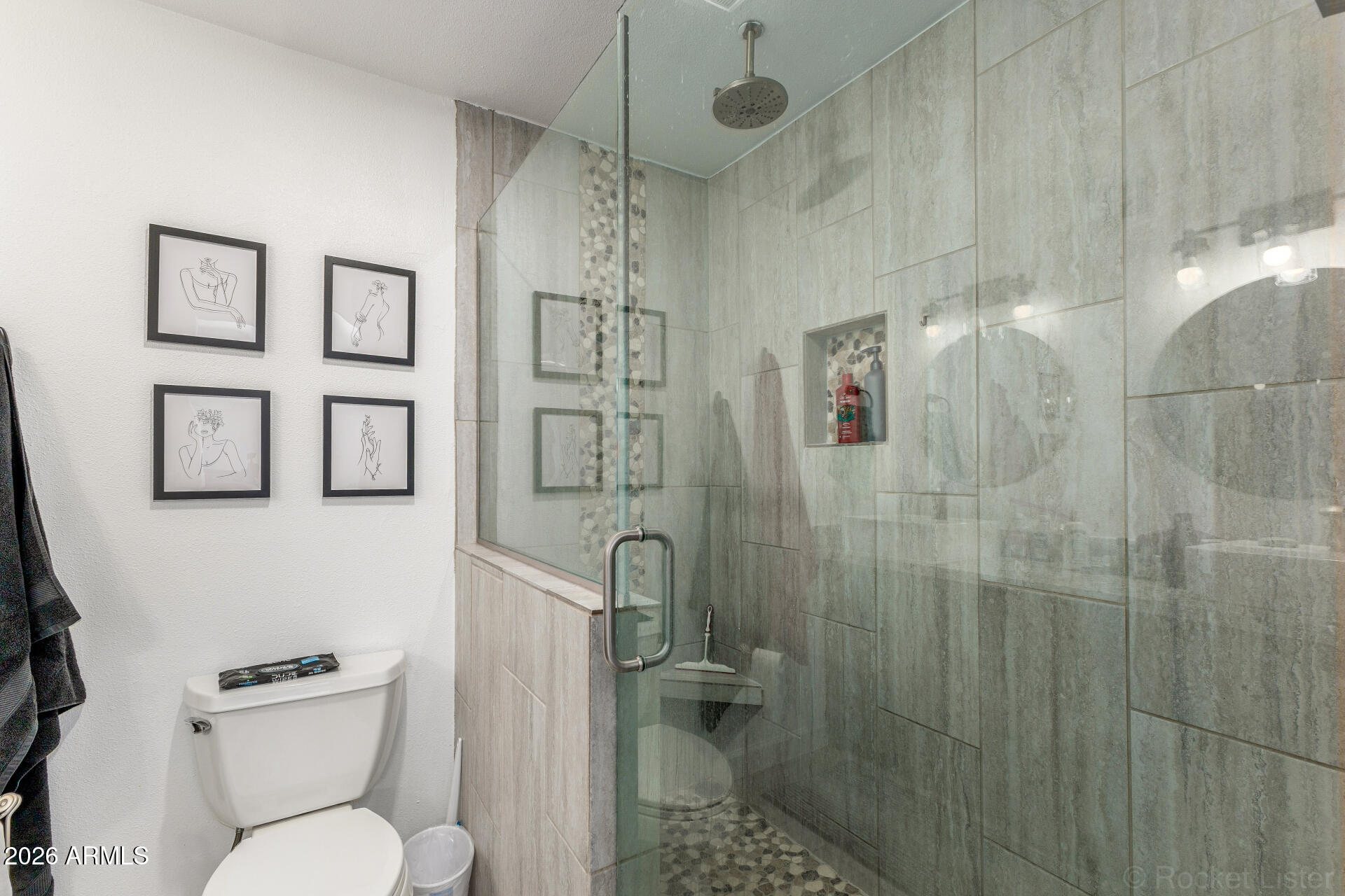 4923 North Granite Reef Road Scottsdale, AZ 85251 - Photo 14 of 28 a white toilet sitting next to a bathroom sink