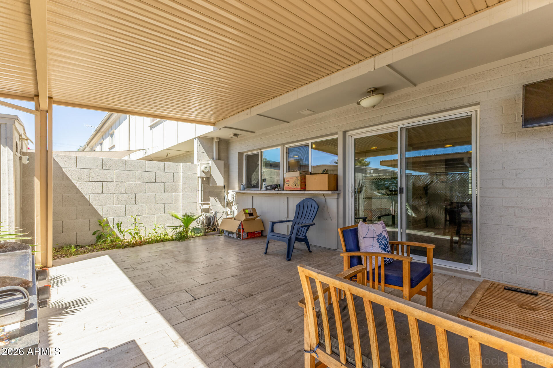 4923 North Granite Reef Road Scottsdale, AZ 85251 - Photo 23 of 28 a view of a porch with furniture