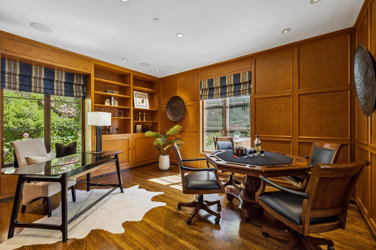 989 Hayne Road Hillsborough, CA 94010 - Photo 25 of 100 a living room with furniture a large window and wooden floor