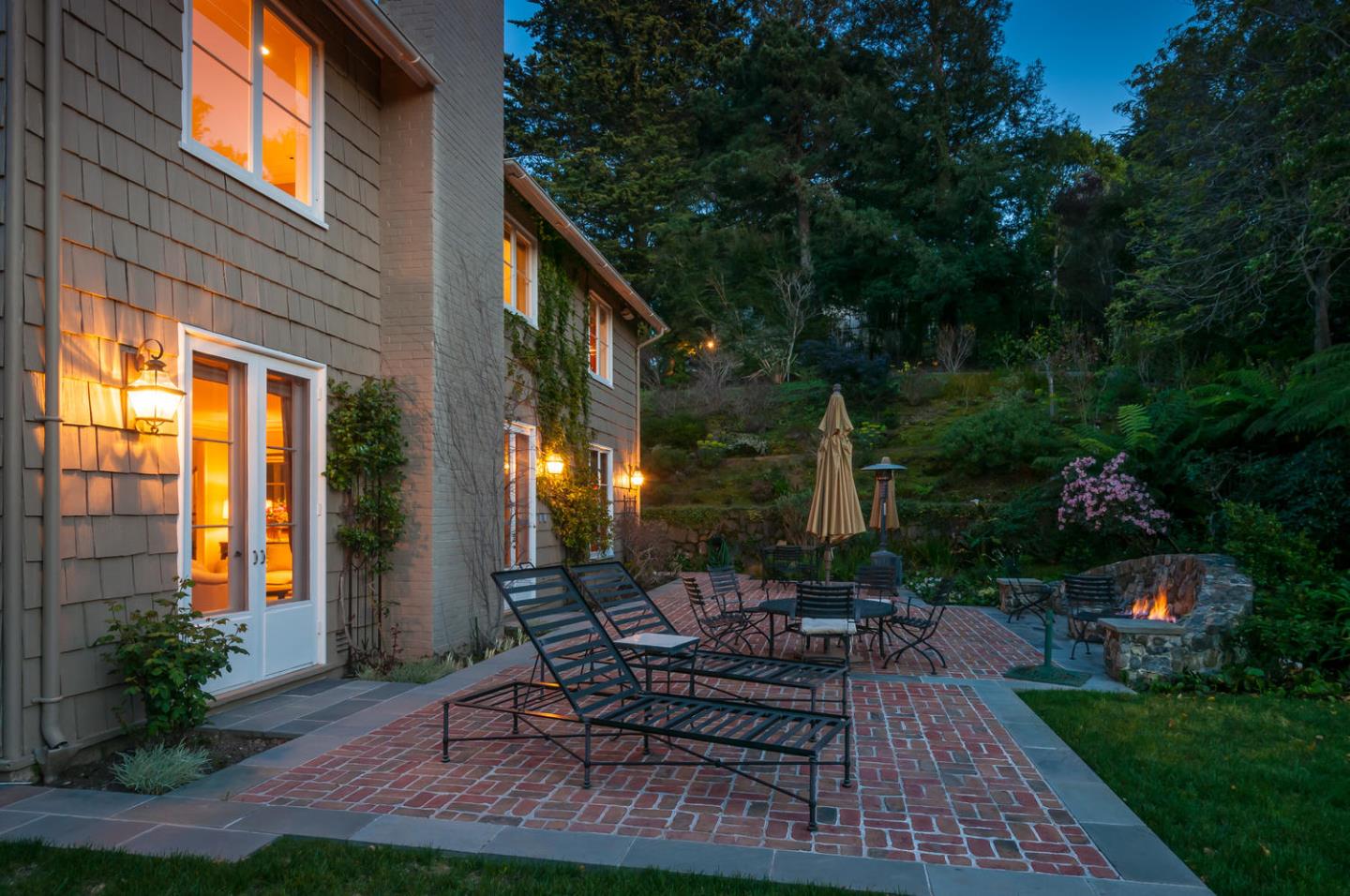 989 Hayne Road Hillsborough, CA 94010 - Photo 6 of 100 a view of house with backyard outdoor seating and green space