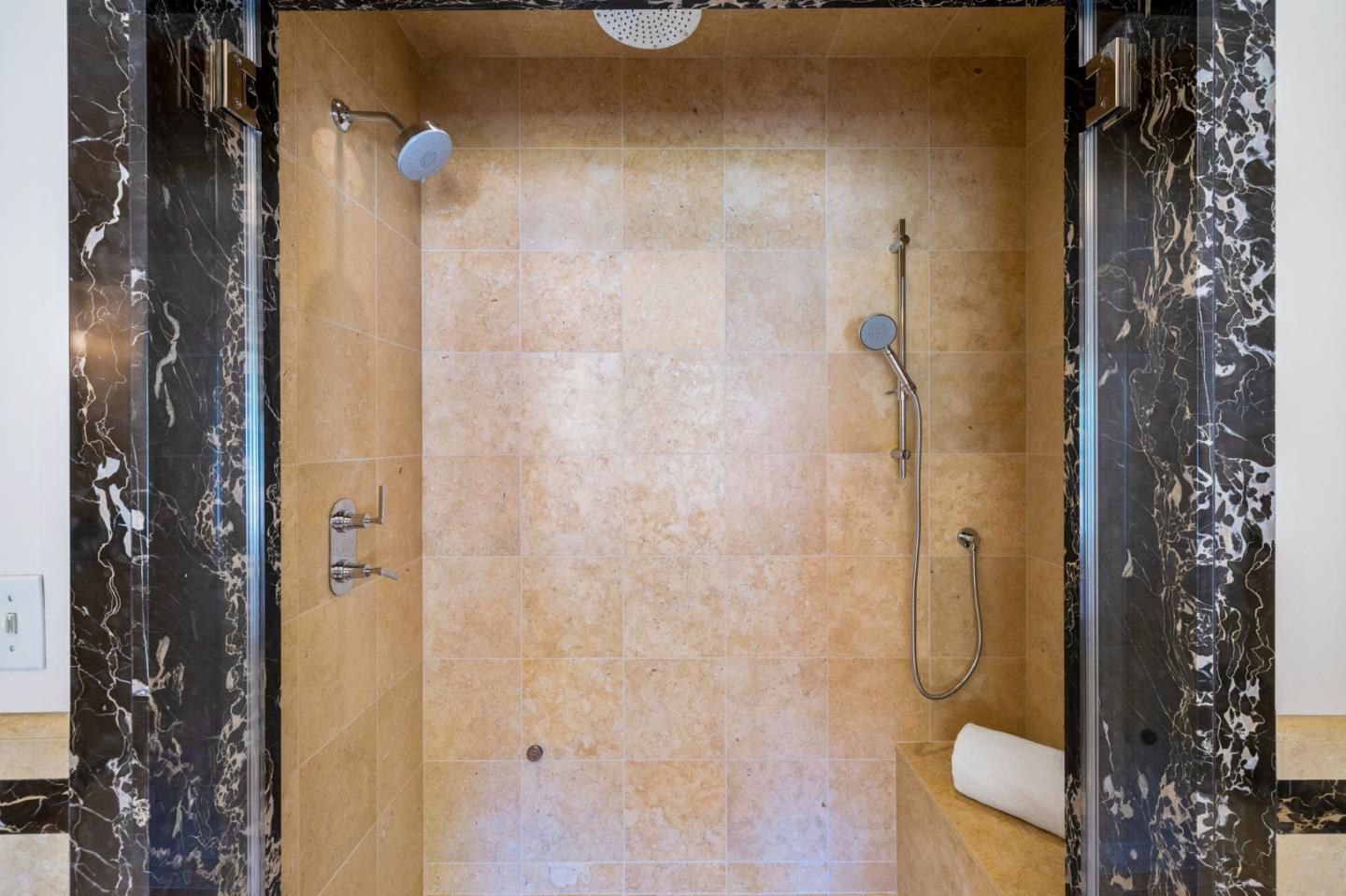 989 Hayne Road Hillsborough, CA 94010 - Photo 88 of 100 a bathroom with a shower