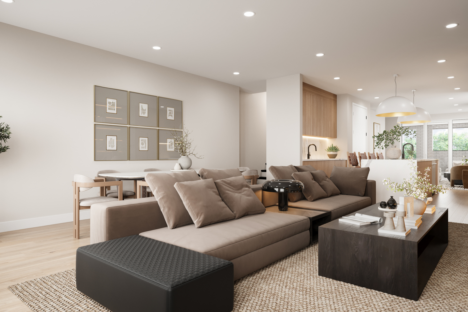 1124 West Addison Street, Unit 1 Chicago, IL 60613 - Photo 6 of 14 a living room with furniture and a large window