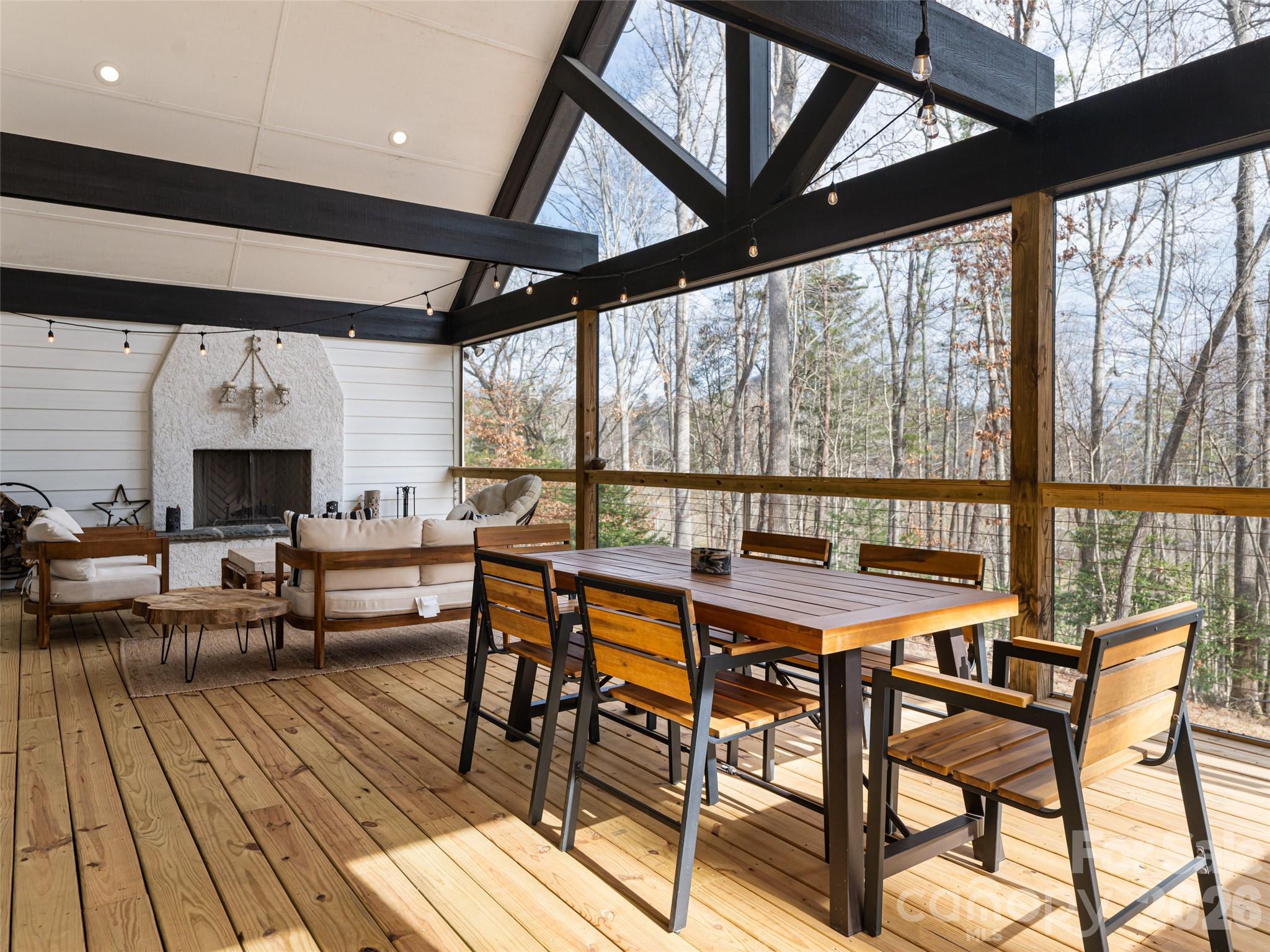 508 Avery Creek Road Arden, NC 28704 - Photo 19 of 47 a view of a dining room with furniture window and outside view