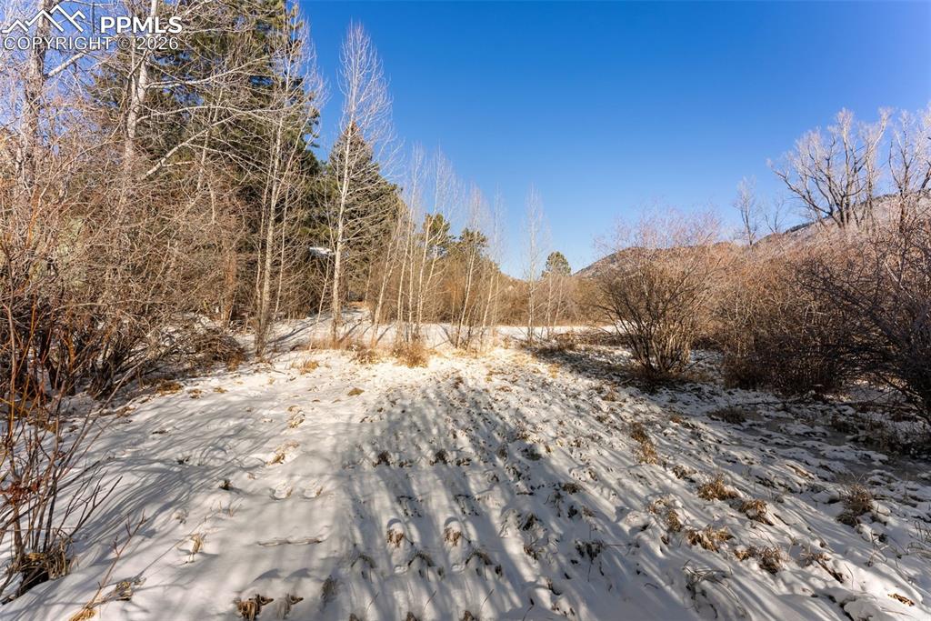 9660 Fountain Road Cascade, CO 80809 - Photo 12 of 21 a view of snow on the side of a road