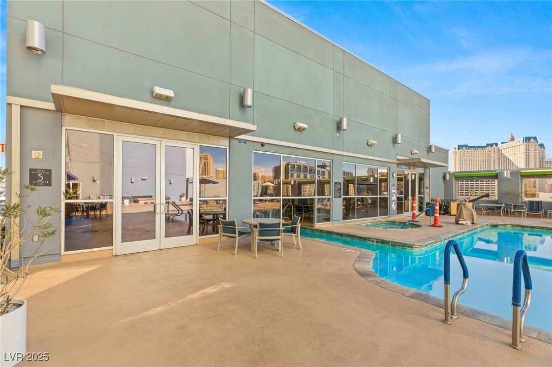 211 East Flamingo Road, Unit 610 Las Vegas, NV 89169 - Photo 34 of 42 Pool with a patio area