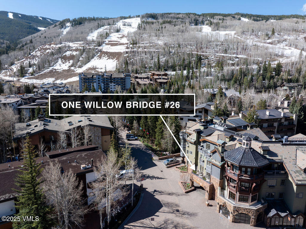 1 Willow Bridge Road, Unit 26 Vail, CO 81657 - Photo 26 of 26 2504_one_willow_bridge_rd_26_aerial_h_ma