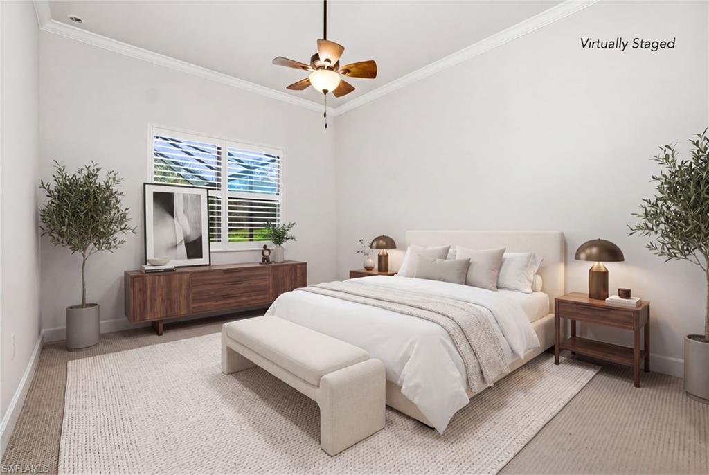 9395 Greyhawk Trail Naples, FL 34120 - Photo 15 of 37 PRIMARY BEDROOM *This photo has virtually staged furniture*