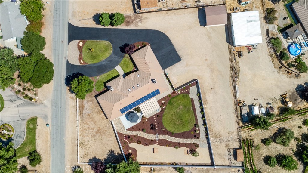 1275 Shane Lane Templeton, CA 93465 - Photo 66 of 70 an aerial view of a house with outdoor space and a swimming pool