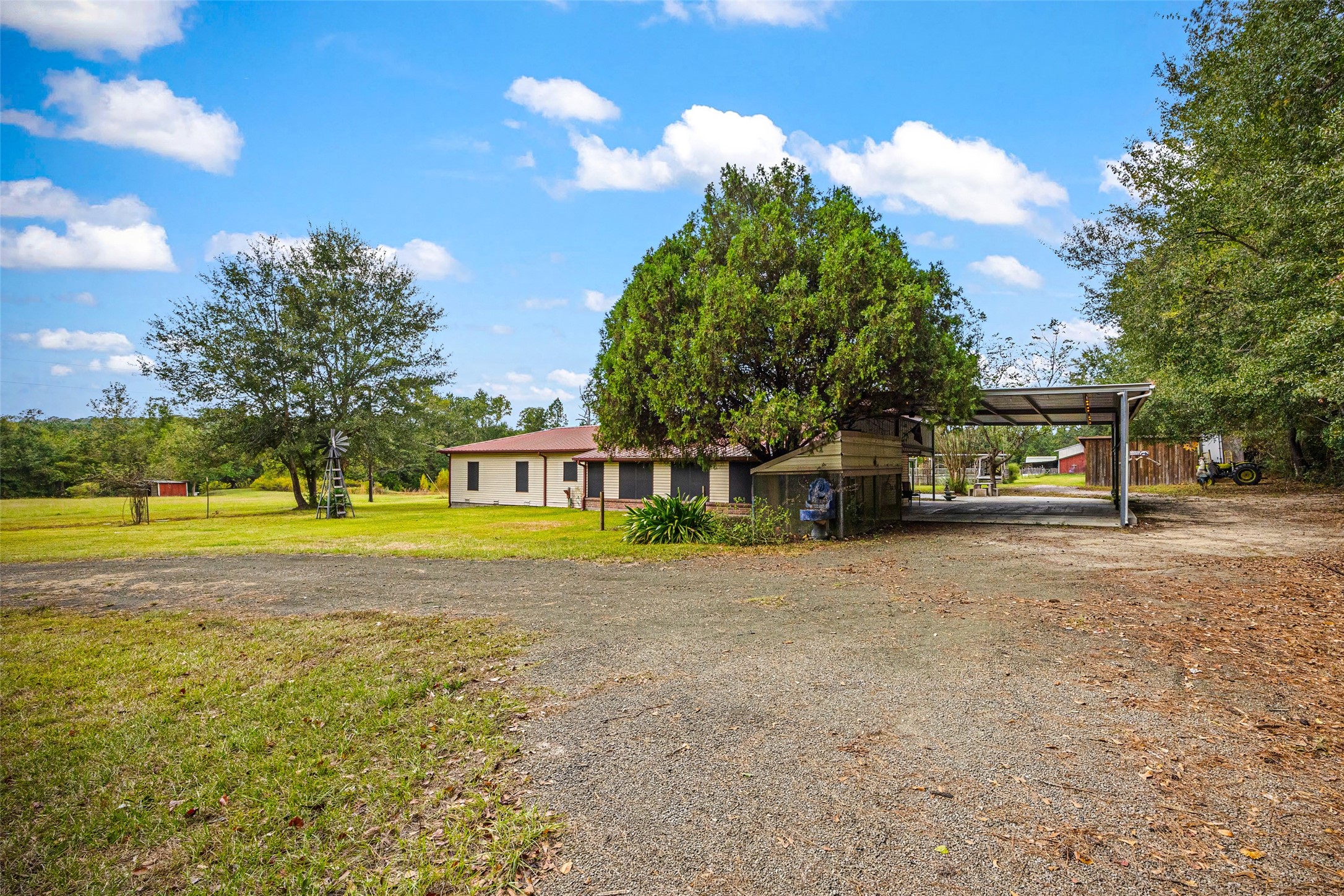 577 County Road 138 Jasper, TX 75951 - Photo 8 of 45 a view of a house with pool and a yard